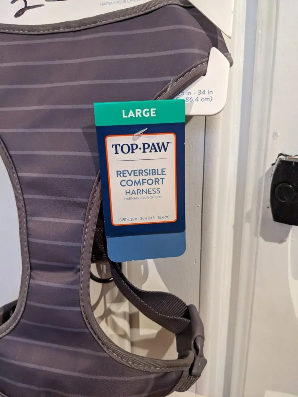 Top Paw NWT Reversible Comfort Harness Sz L